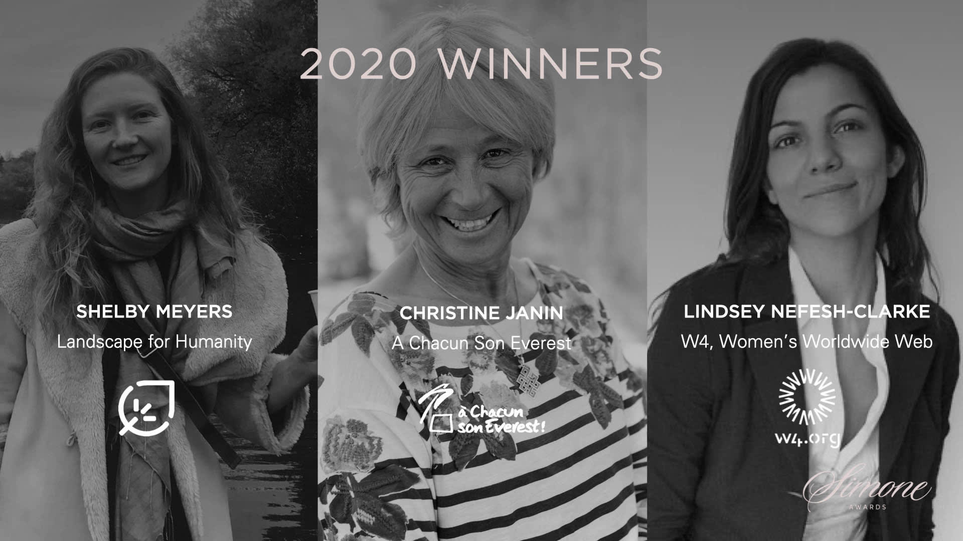 Les noms des lauréates Simone Awards 2020 enfin dévoilés