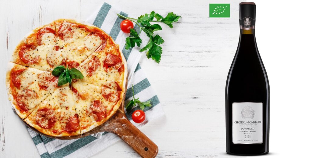 Clos Marey-Monge Micault 2020 and Homemade Neapolitan Pizza with Bresaola and Stracciatella