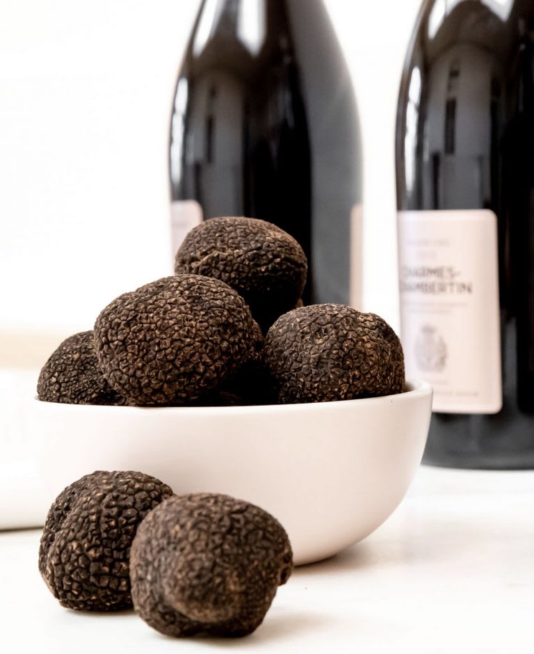 How do you pair a delicate truffle dish with wine?