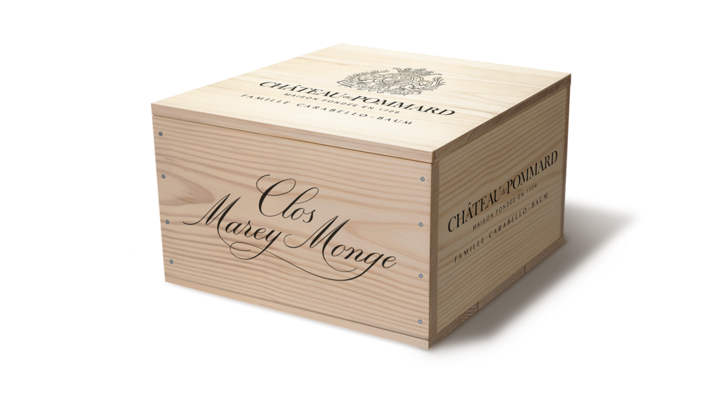 6-bottle wooden case